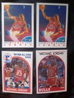 NBA Hoops Fleer Michael Jordan Chicago Bulls Basketball Cards 1989 Lot of 4