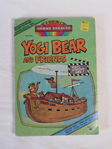 Vintage 1977 YOGI BEAR AND FRIENDS Coloring-Activity Book Hanna Barbera USED