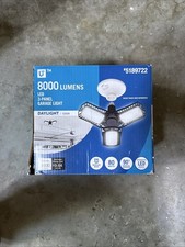 Utilitech LED 3-Panel Garage Light 8000 Lumen 5000K Daylight(B5