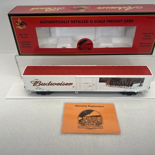 MTH Premier 20-94127 Anheuser Busch Budweiser 60’ Beer Reefer O NEW #562008 - Picture 6 of 15