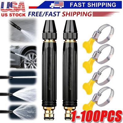 #ad Larnto High Pressure Hose Nozzle Water Gun for Car Wash Garden Pressure Booster $47.78