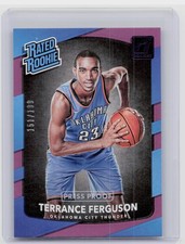 2017-18 Donruss Terrance Ferguson Press Proof Purple /199 #180 Thunder