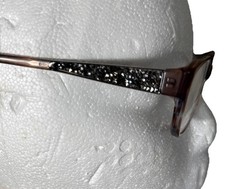 Marciano By Guess GM243 Brown BRNBL Plastic Eyeglasses Frame 54-16-135 W/Stones