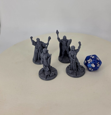 Adventures (set of 4) Unpainted Miniatures TTRPG Dungeons And Dragons FDG