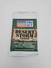 1991 Pro Set Desert Storm Card Pack Sealed NEW!!!