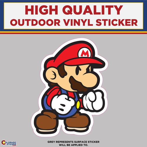 Mario Super Mario Bros, High Quality Vinyl Stickers - 第 13/13 張圖片
