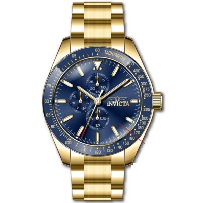 Invicta Aviator Quartz Blue Dial Men's Watch 38967