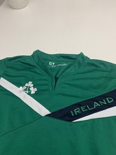 vintage IRELAND Cotton Traders short sleeve rugby shirt M