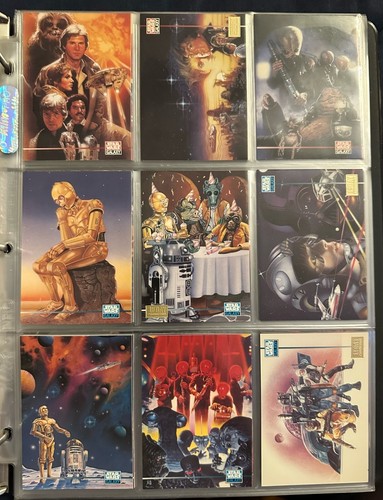 STAR WARS : TOPPS GALAXY TRADING CARDS COMPLETE SET 365 BASE CARDS SERIES 1-3 NM - Picture 12 of 15