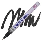 DecoColor, Paint Marker, Black Ink, Extra Fine Point, Opaque, Permanent, Gloss