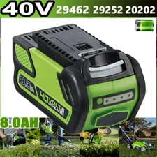 ✅ 8.0Ah For Greenworks G-MAX Lithium Battery 29472 29462 29252 20202 40 Volt NEW