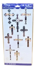 Jolee's Boutique 14 Religious Cross Stickers - EUC
