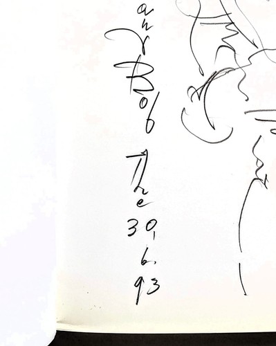 HANS ERNI Art Monograph w/ ORIGINAL DRAWING INSCRIBED to ROBERT & MAGRIT MONDAVI - Imagen 6 de 23