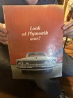 Look At Plymouth Now 15 Page Oversized Brochure 1962 Automobile Original — photo 1