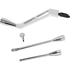 NEW Column Shifter Lever Turn Signal Hazard Tilt Kit Polished For GM Chevy Buick