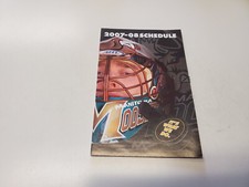JS15 Manitoba Moose 2007/08 Minor Hockey Pocket Schedule - Multi-Sponsored