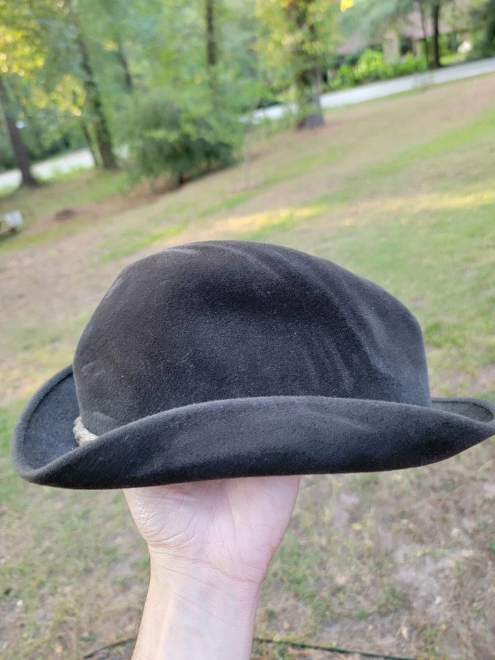 Vtg Brooks Brothers P&C Habig Fedora Ventilo Brown Hat Austria Handmade Fur Felt - Image 4 of 4