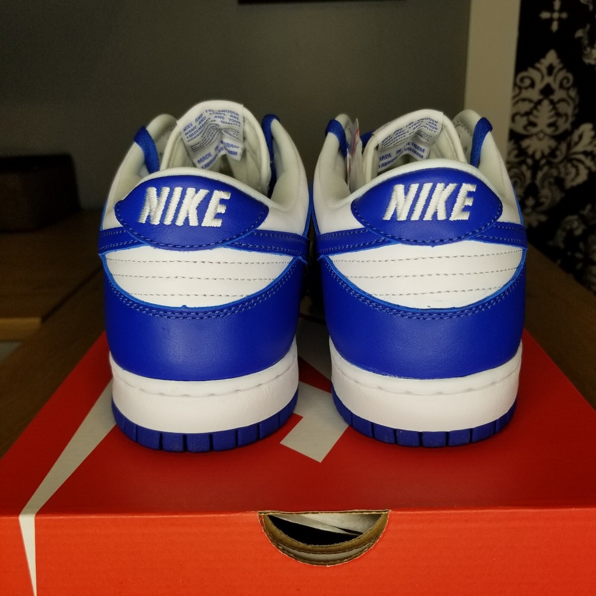 Size 10.5 Nike Dunk Low SP Kentucky Mens Varsity Royal 2020/2022