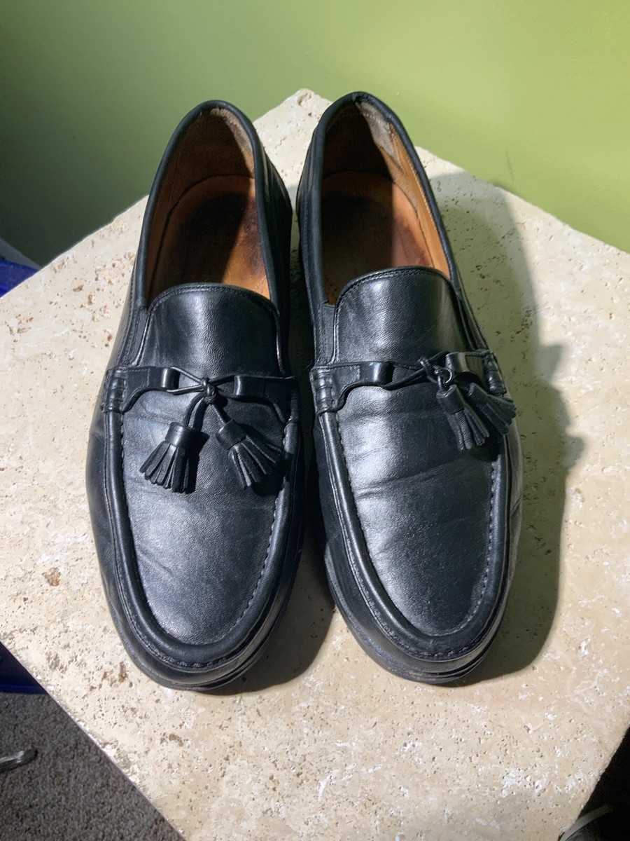 Allen Edmonds Milano Tassel Loafers Black Men\'s Shoes Size 12EE Made In Italy Allen Edmonds Milano Men main image 3