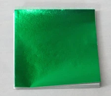 Emerald Green Candy Foil Wrappers Confectionery Foil 500 count 3"x3" 6"x6" 4"x4"