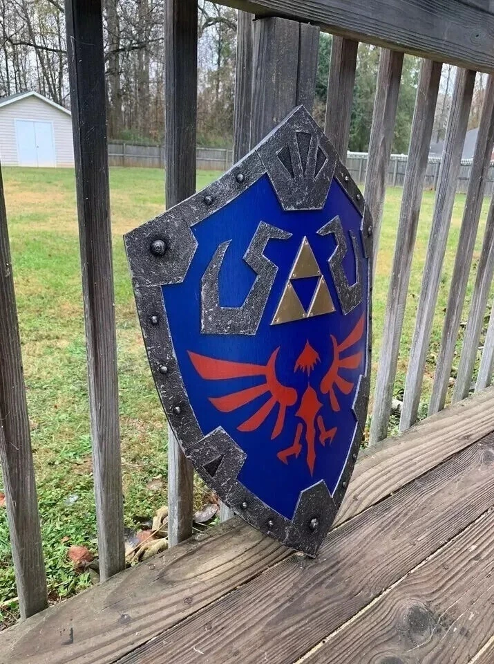 X-MAS ПОДАРОК Металлический СРЕДНЕВЕКОВЫЙ Вдохновленный Щитом Тамплиеров Hylian Legend of Zelda - Изображение 2 из 4