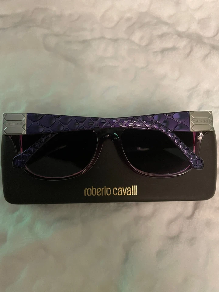 Gafas de sol Roberto Cavalli Acamar para mujer mate violeta ojo de gato - RC785S 82B Foto 3 de 4