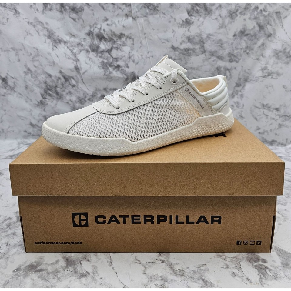 Caterpillar Hex Vent Star White Men's Shoes Size 8 eBay