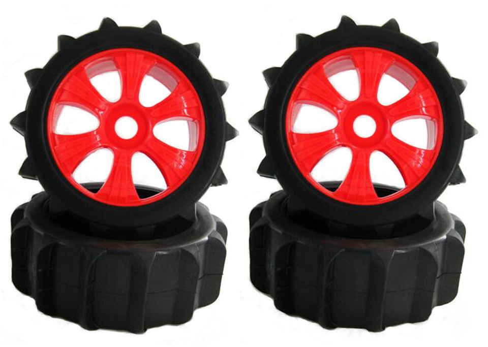 1/8 RC Off Road Paddles Tires Sand Snow Buggy tyres 120mm & Hex 17mm ...