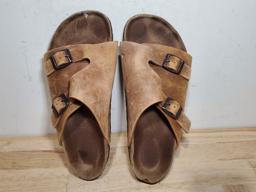 BIRKENSTOCK ZURICH TAN/BROWN LEATHER 