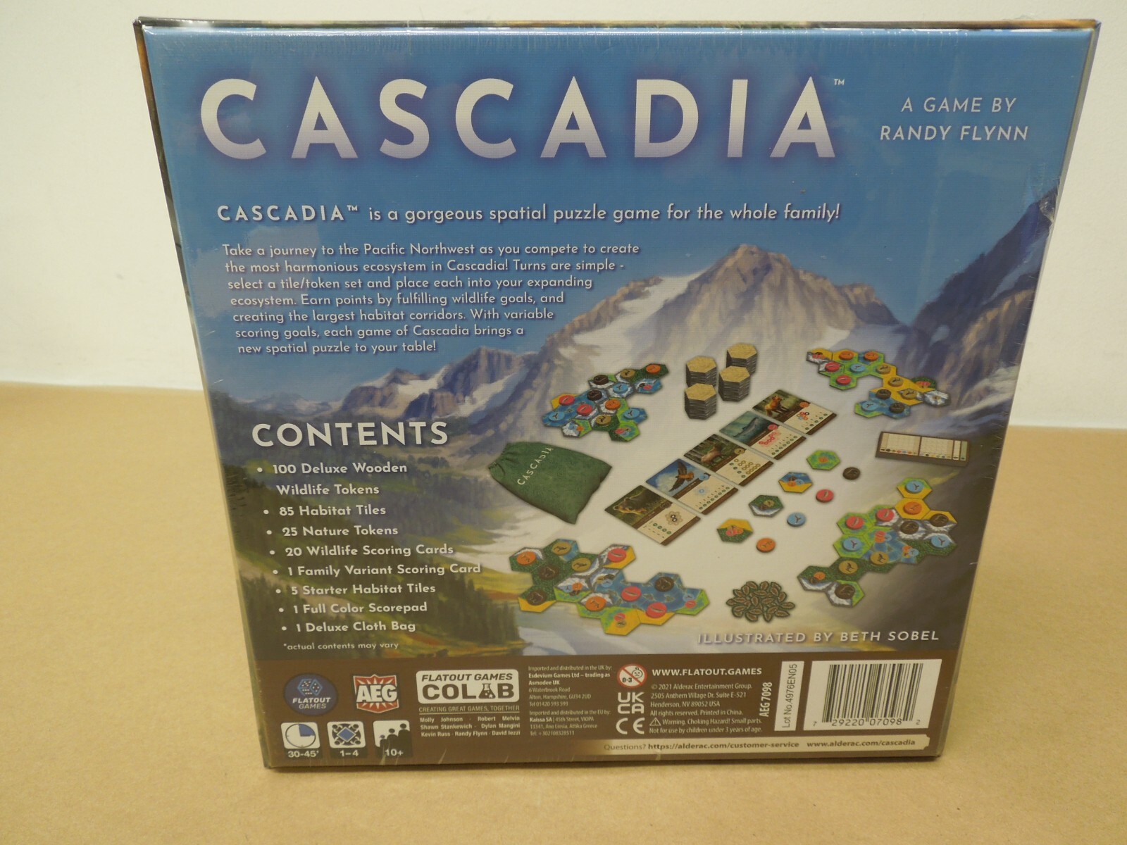 Cascadia Board Game by Flatout Games NEW SEALED eBay