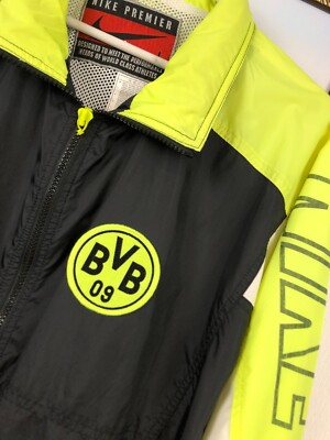 Vintage 90's Nike Borussia Dortmund Football Jacket Soccer