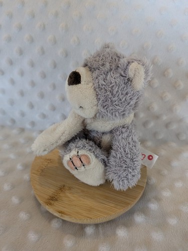 Nici Germany hellgrauer Bär 🐻 weiches niedliches Plüschtier 6 Zoll - Bild 2 von 7