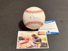 Riley Greene Tigers Auto Signed Official MLB Baseball Beckett ROOKIE COA .