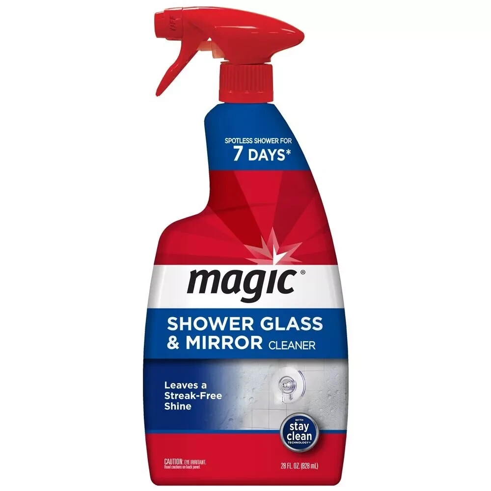 Magic Shower Glass and Mirror Cleaner 28 fl oz Pack May Vary