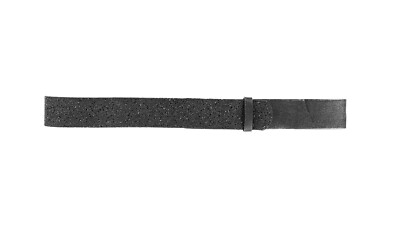 Halston Heritage Black Glitter Leather Elastic Belt Sz XXS/S 124684