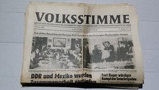 12.09.1981 VOLKSSTIMME d. DDR / GEBURTSTAG ZEITUNG / GEBURTSTAGSZEITUNG GESCHENK