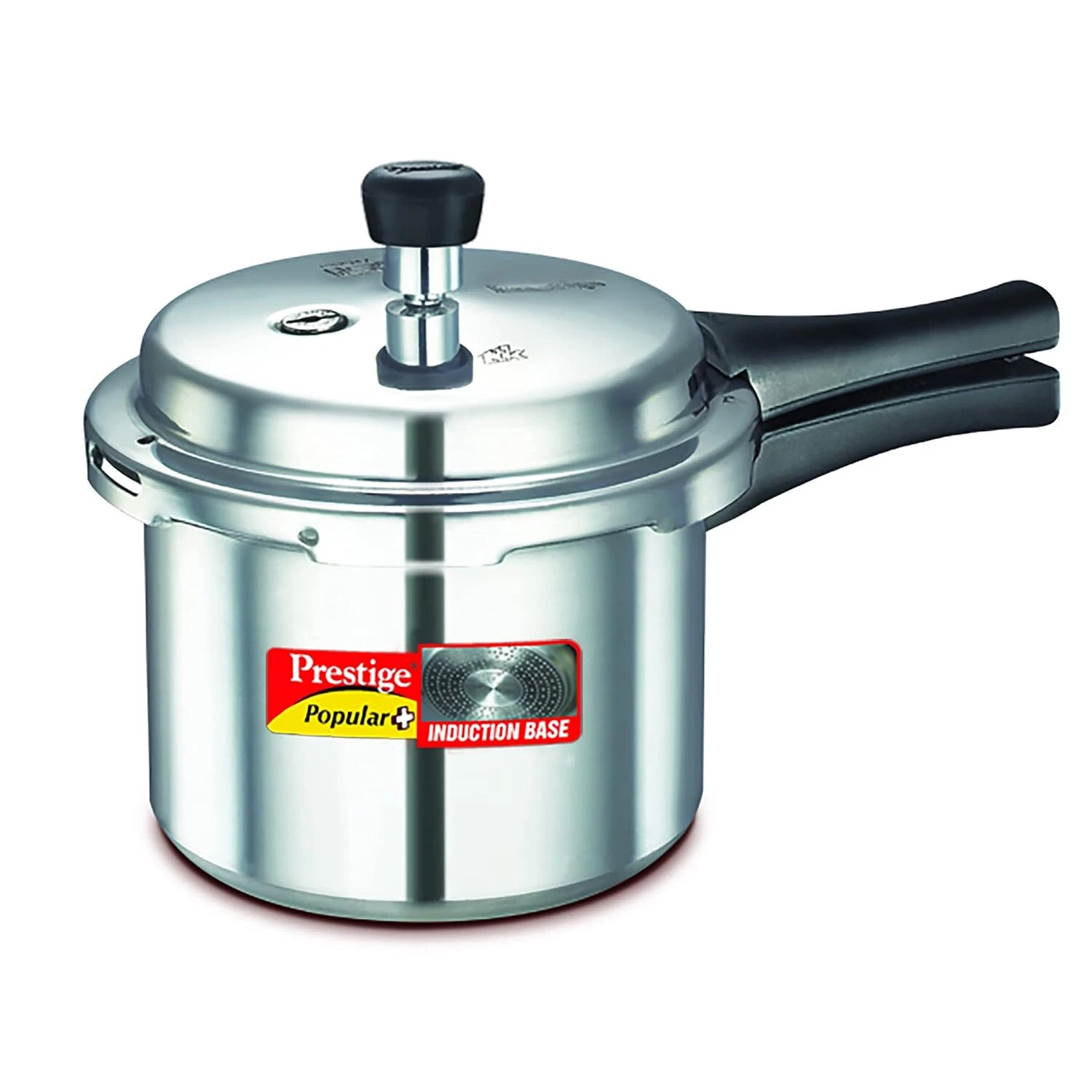 New Prestige Popular Plus 3 Litre Induction Base Aluminium Pressure Cooker