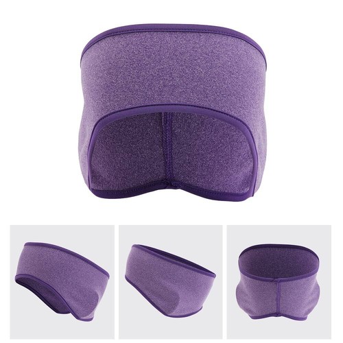 Winter Warm Fleece Headband Cold Weather Windproof Ear Muffs for Running Hiking - Picture 15 of 19