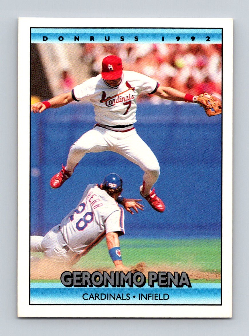 1992 Donruss GERONIMO PENA #533 St. Louis Cardinals