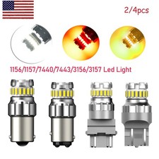 2/4x 1156/1157/3156/3157/7440 CANBUS LED Turn...