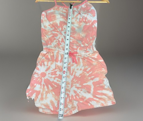 Cat & Jack One Piece Sleeveless Peach And White Romper Girls Size XL (14-16) - Picture 10 of 14