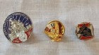 Lot of 3 Fraternal Order Lapel / Tie Pins Elks BPOE, Eagles FOE, Columbus K Of C — photo 5