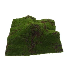 Fake Grass For Crafts: 11.8x11.8 Inch Artificial Garden Grass - Faux Moss