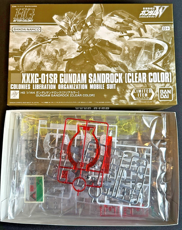 Gunpla 1/144 HGAC Gundam Sandrock [CLEAR COLOR] XXXG-01SR Limited Edition Kit
