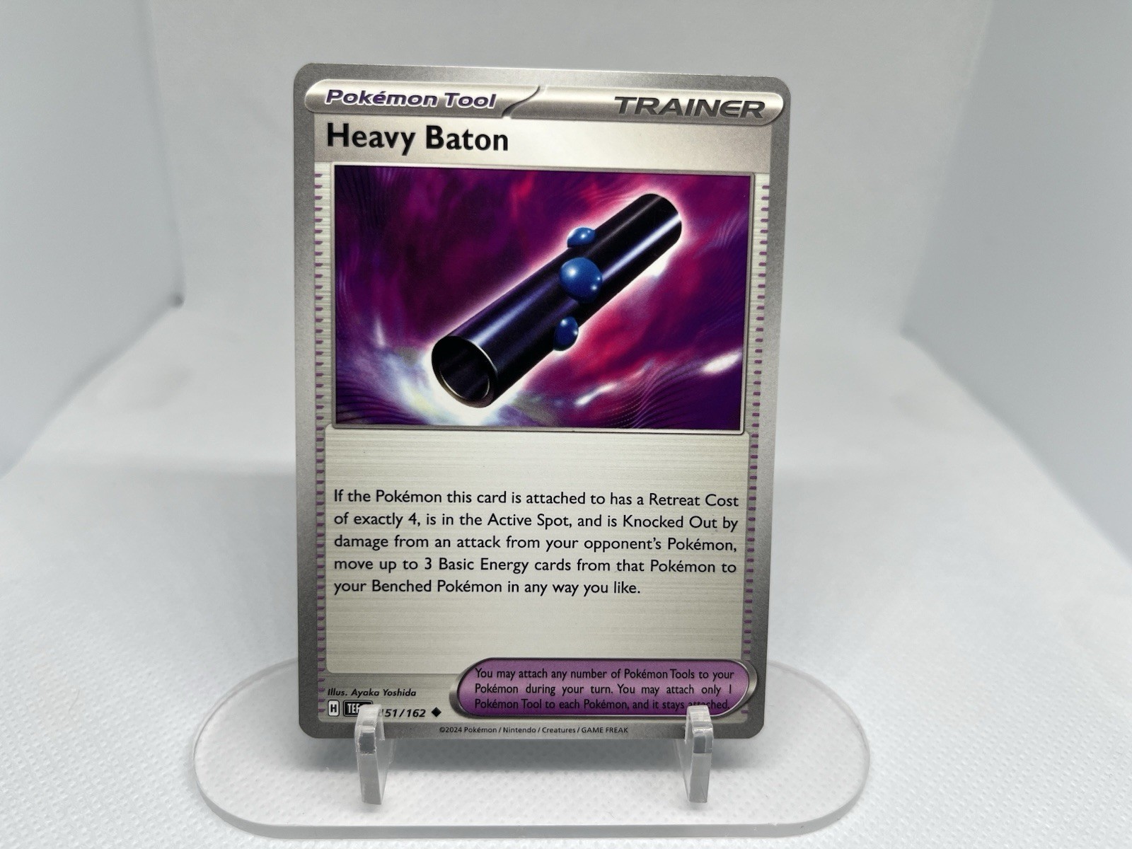 Heavy Baton 151/162 Uncommon Temporal Forces Pokemon Near Mint