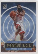2019-20 Panini Donruss Optic T-Minus 3 2 1 Holo Prizm James Harden #4 4l3