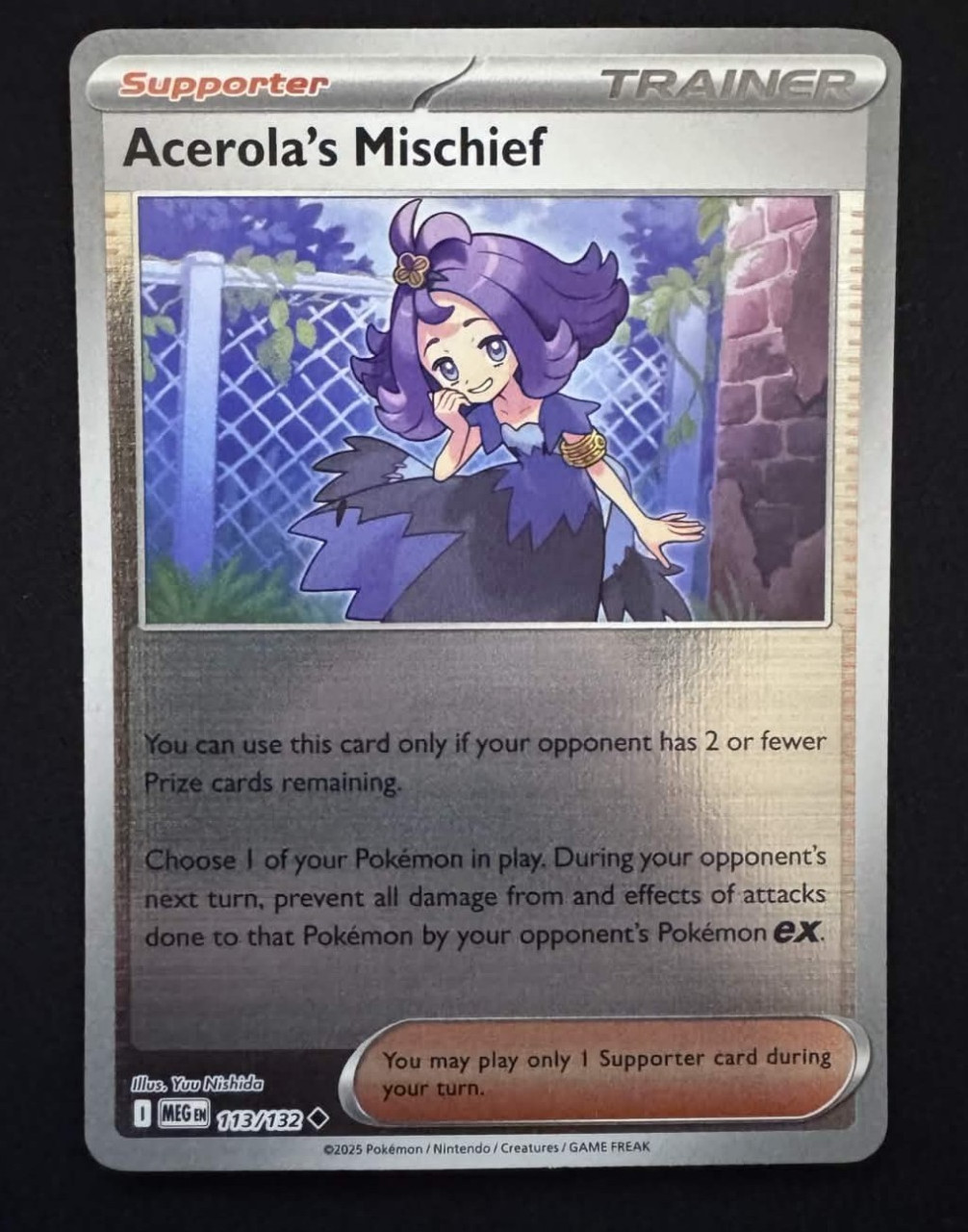 Acerola's Mischief 113/132 Me01: Mega Evolution Reverse Holo
