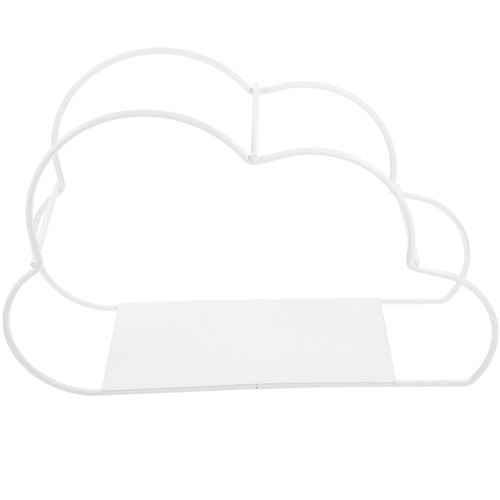 Cloud Shaped Desktop Book Rack Modern Metal Wire Bookshelf Simple Magazine - Picture 5 of 12