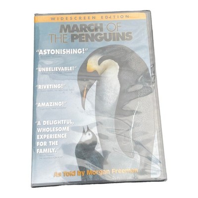 March of The Penguins DVD Full Screen Edition By Morgan Freeman Sealed