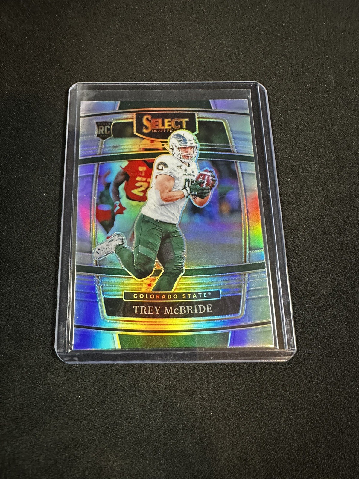 2022 Select Draft Football Trey McBride Colorado State Concourse Silver Prizm RC